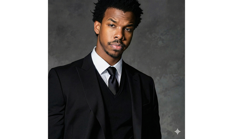 Portrait of Obinna Amadi in a dark suit